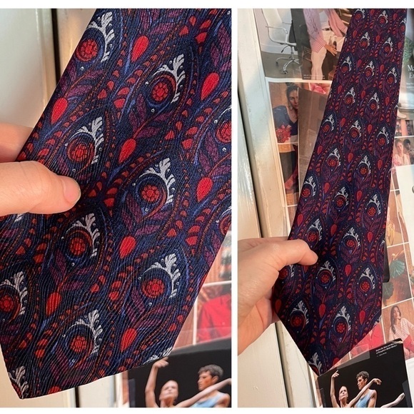 Bundle of 6 100% Silk Vintage Men’s Ties - Picture 4 of 8